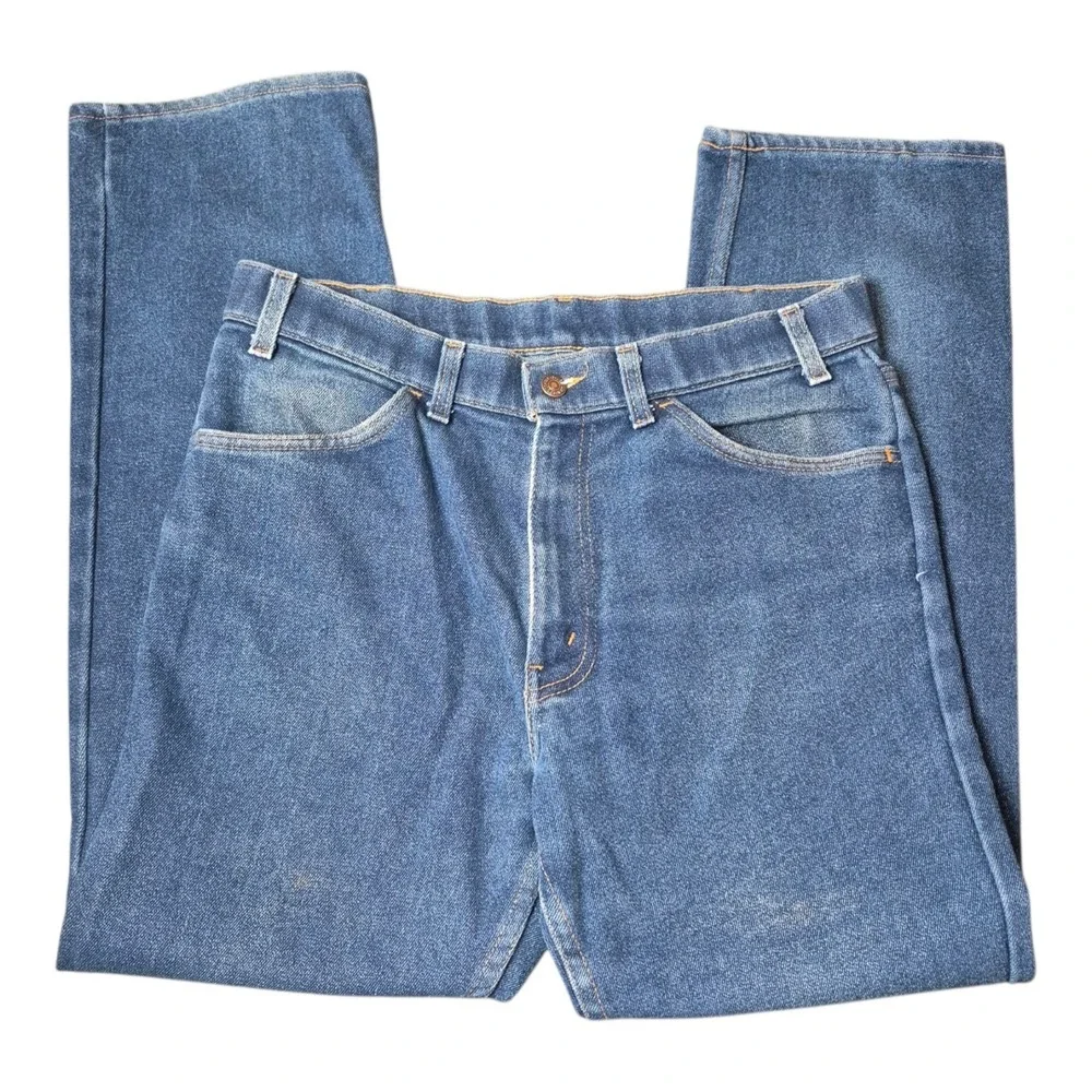 VTG 1982 Levi's For Men Skosh 34x30 Jeans Straight Leg Denim Made in USA